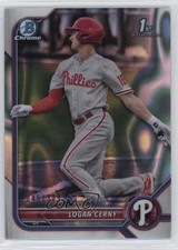 2022 Bowman Chrome Prospects Lava Refractor 45/399 Logan Cerny #BCP-120 0b3