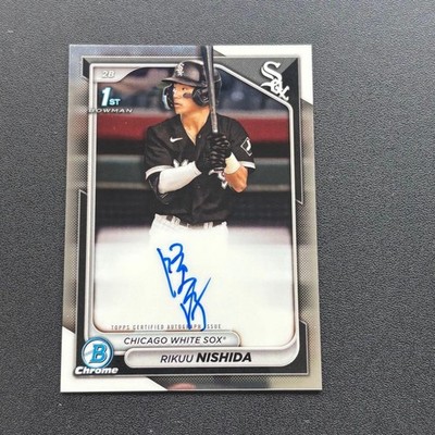 Rikuu Nishida Autograph 2024 1st Bowman Chrome Auto 740097