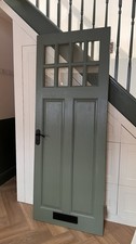 External Front Door, Hard Wood, Glazed, Used