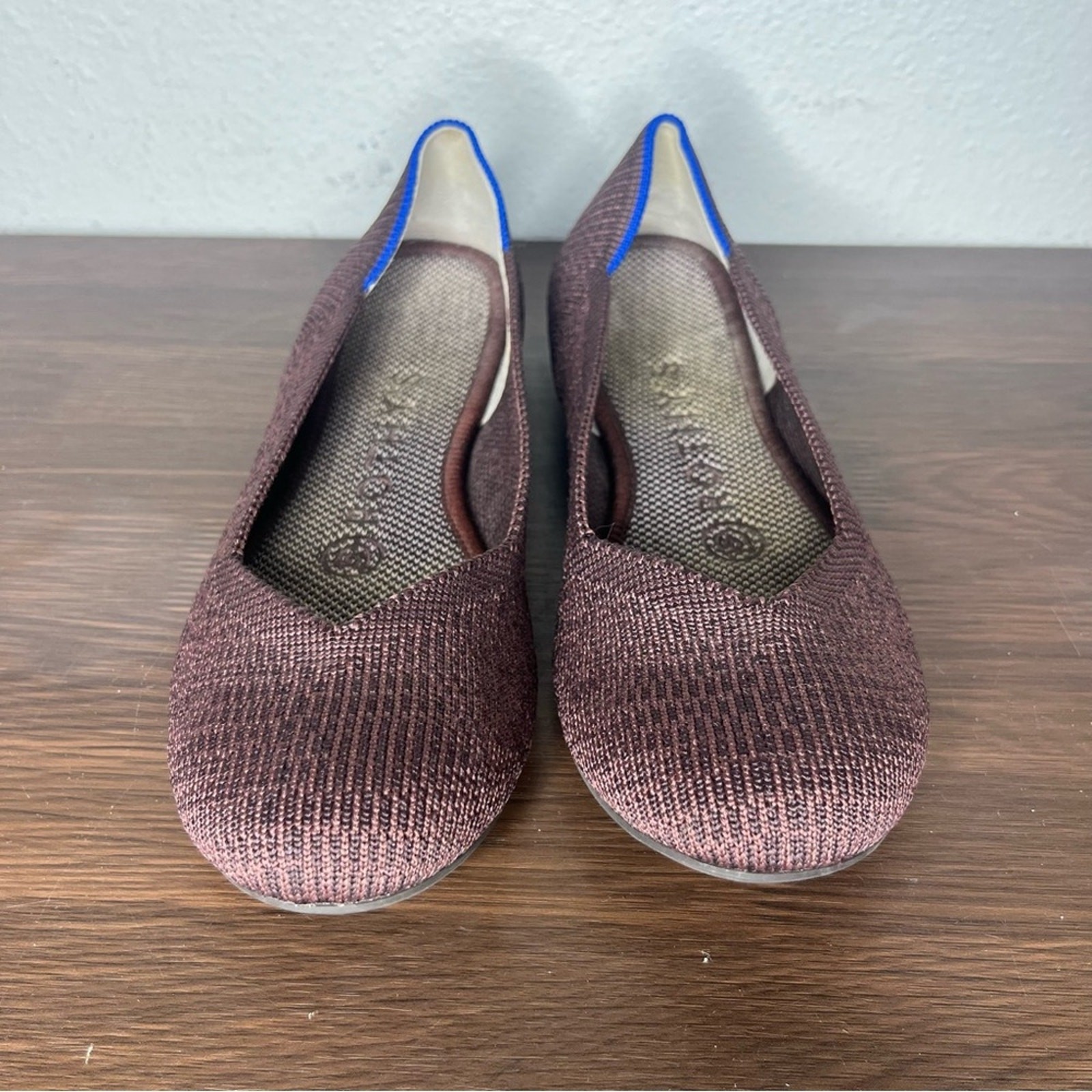 Rothy’s Brown Truffle Python The Flat Round Toe B… - image 4