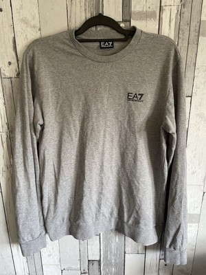 Grauer Herren Emporio Armani EA7 Pullover Sweatshirt P2P - 21 ''Länge - 27''