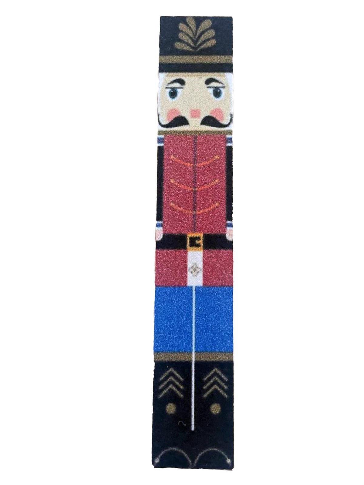 Dolls House Nutcracker Wooden Sign Miniature Porch Christmas Accessory 1:12