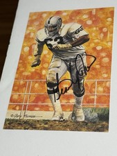 Gene Upshaw Goal Line Autograph JSA CG22277