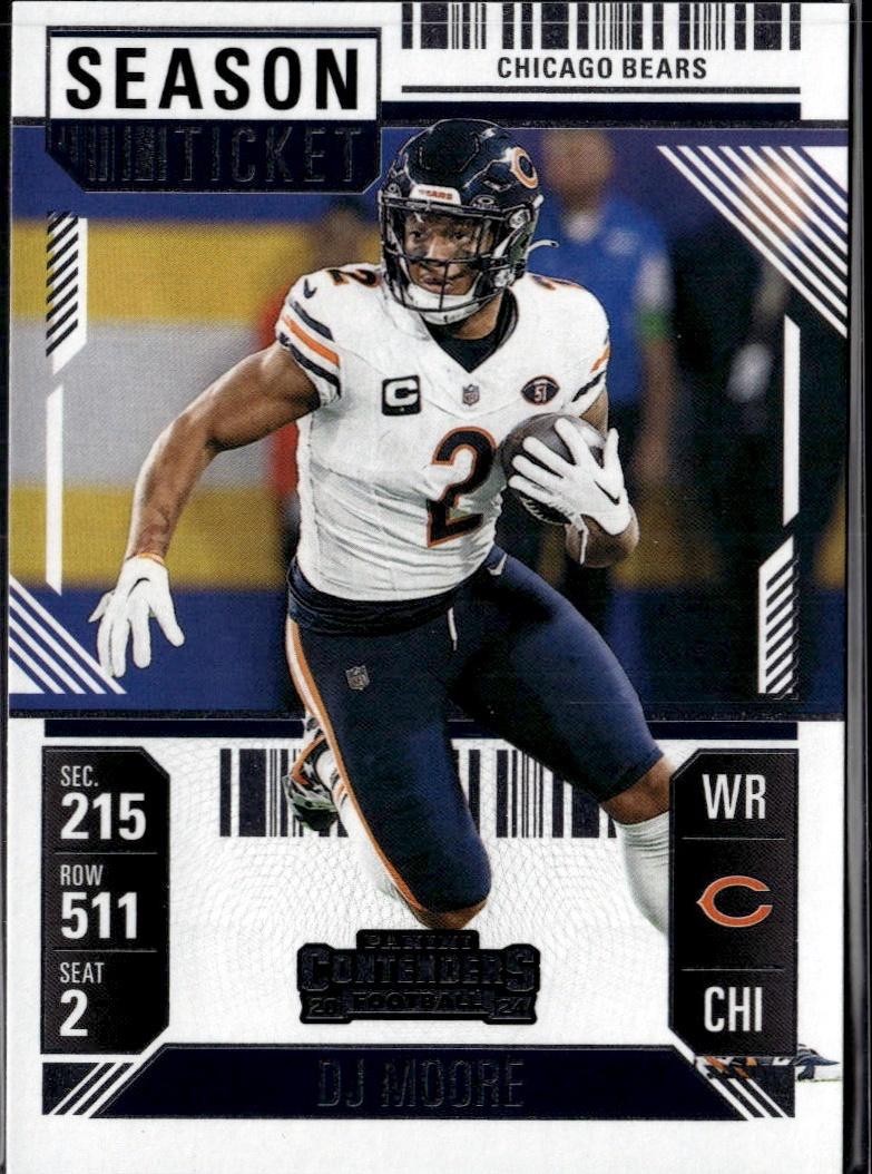 2024 Panini Contenders #18 DJ Moore Retail
