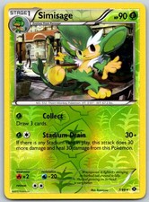 Simisage 7/99 Rare Next Destinies Reverse Holofoil (Near Mint)