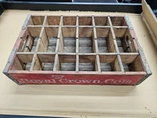 RC Royal Crown Cola Wood Soda Pop Crate  1963 Vintage crate 2