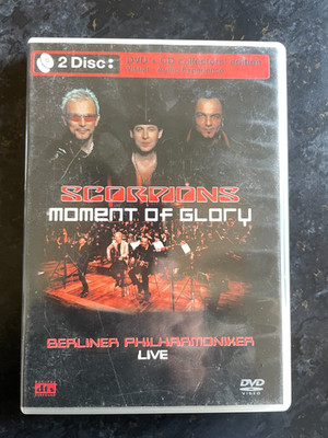 DVD CD SCORPIONS MOMENT OF GLORY BERLINER LIVE