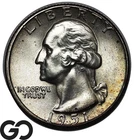 1951-D Washington Quarter, Solid Gem BU++