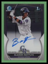 2023 Bowman Chrome Prospect Autographs #CPA-BR Bladimir Restituyo Rockies