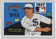 1971 Fleer Laughlin World Series Red Faber #15 HOF 0b0