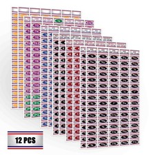 Chrome Socket Labelssae Color-coded Adhesive Stickers Organizing Socket