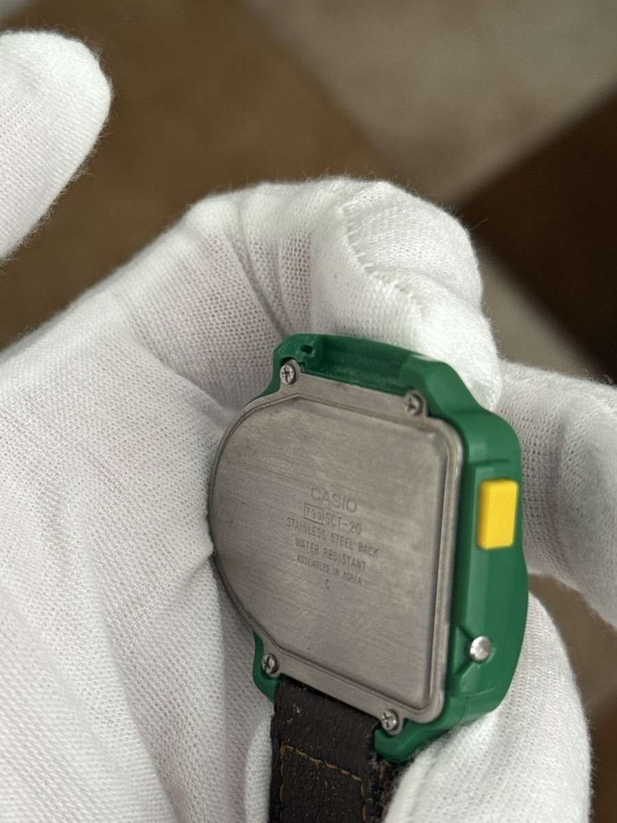 Rare Vintage Casio Soccer Timer SCT-20 Ana-Digi Sports Watch Mod