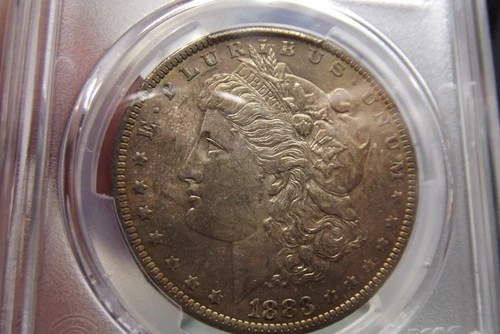1883-O Morgan Silver Dollar PCGS MS62 Gorgeous Original subtle color