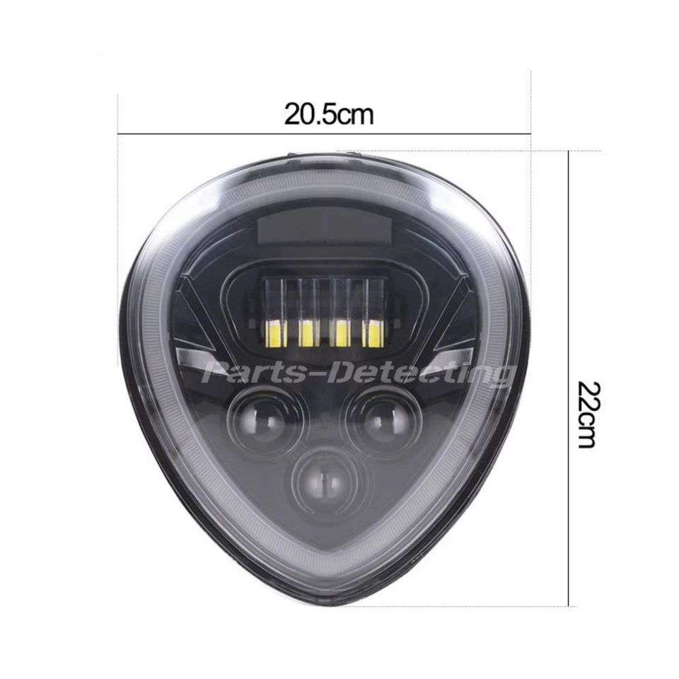 Faro LED para Yamaha XV1900 2006-2017 Stratoliner Midnight Star Roadliner Foto 3 de 4