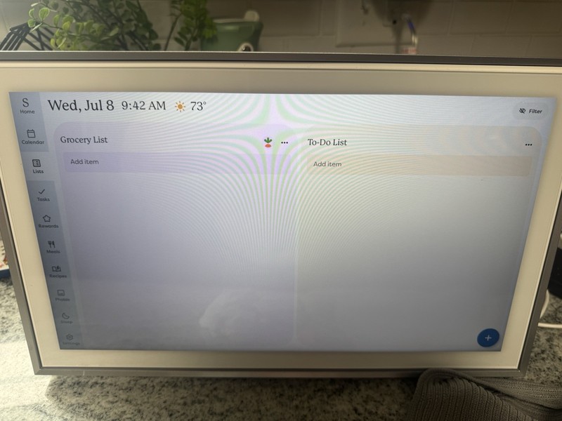 Skylight 15in Wi‑Fi LCD Digital Photo Frame 8GB Calendar White 150-CAL