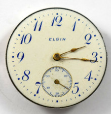 Vintage Elgin Grade 324 0s 7J OF Pocket Watch Movement lot.ea