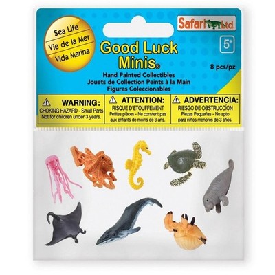 Sea Life Fun Pack Mini Good Luck Figures Safari Ltd NEW Toys Educational