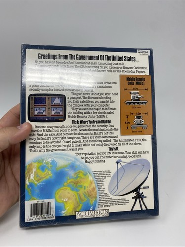 Commodore 64/128 - Hacker II: The Doomsday Papers * VTG 1986 Brand New & Sealed - Picture 9 of 15