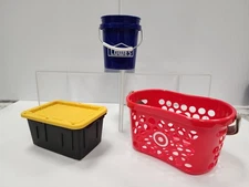 Lowes Mini Bucket Teeny Tote & Target Mini Basket 3 Pk
