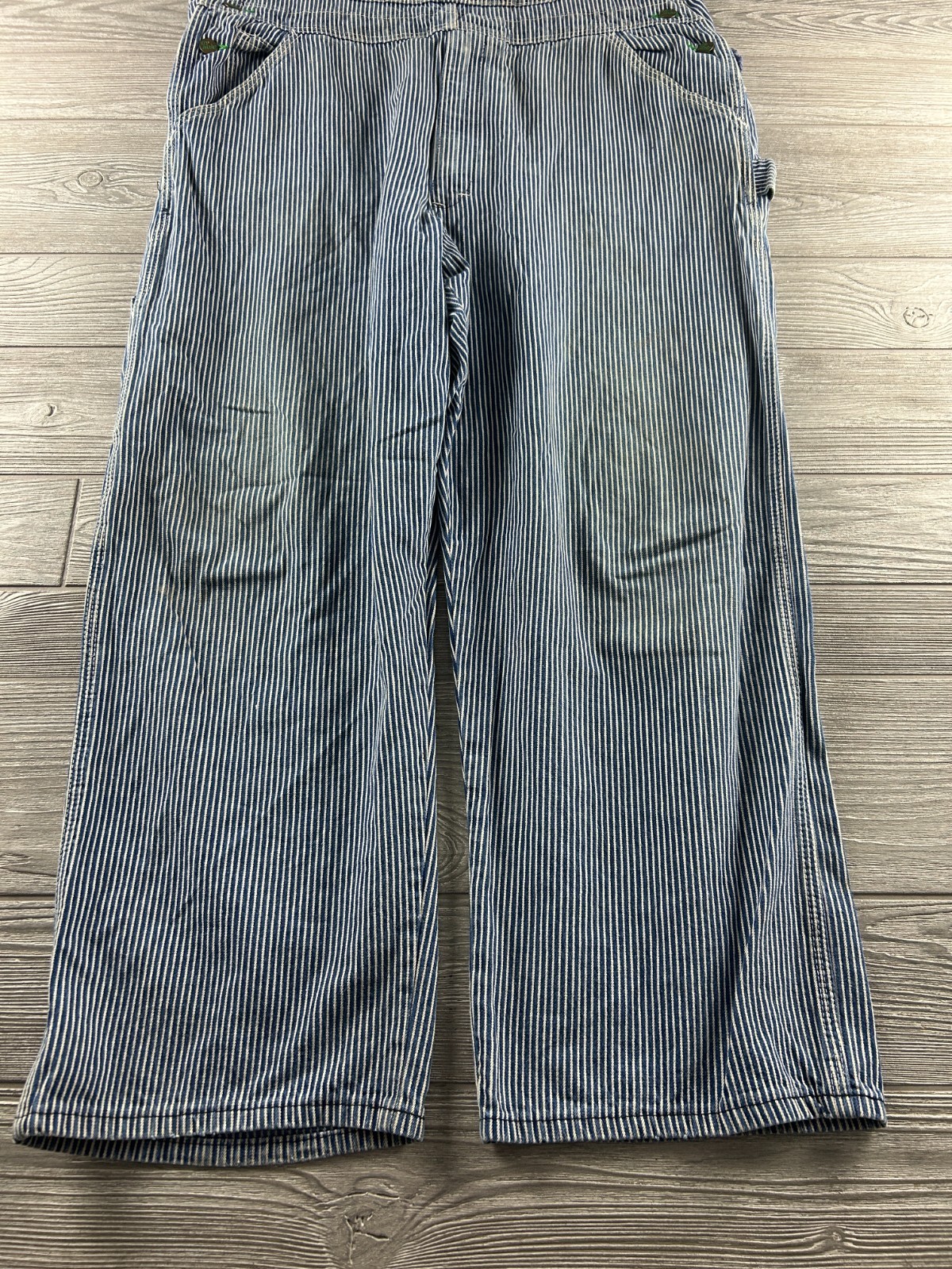 Pointer Brand Hickory Stripe Engineer Railroad Ov… - image 2