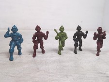 Vintage 1950s AJAX ARCHER Lot of 5 Spacemen Figures - Mixed Poses Colors