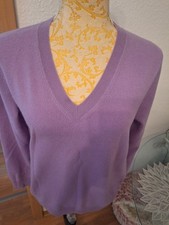 Cashmere Pullover "Schweden", V-Ausschnitt, für Damen Gr.40 Neu