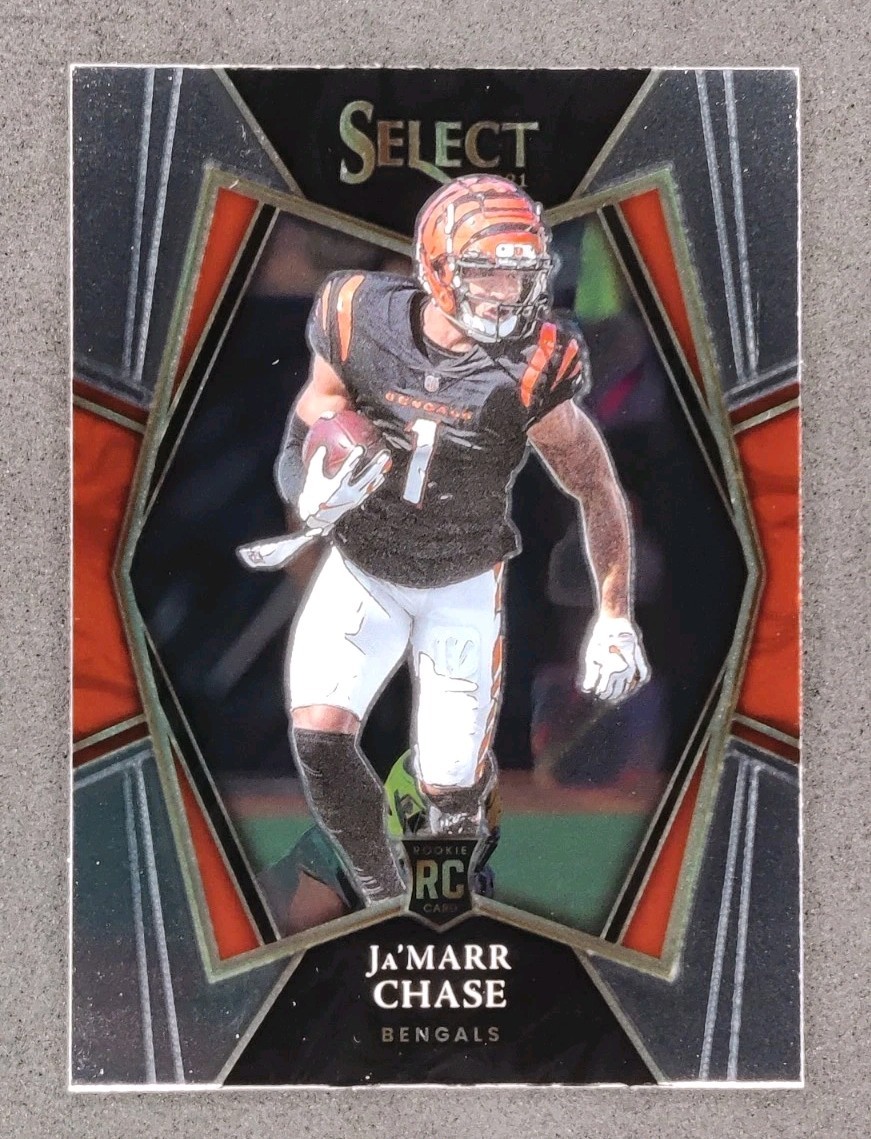 2021 Panini Select JAMARR CHASE Rookie Premier Base #147 Cincinnati Bengals