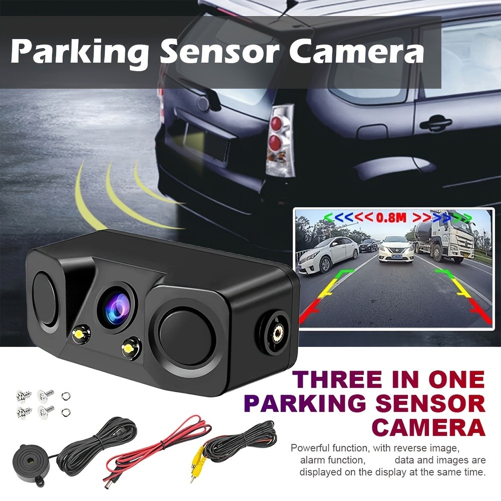 Car Parking Rear View Camera LED Night Vision Function with Buzzer Alarm