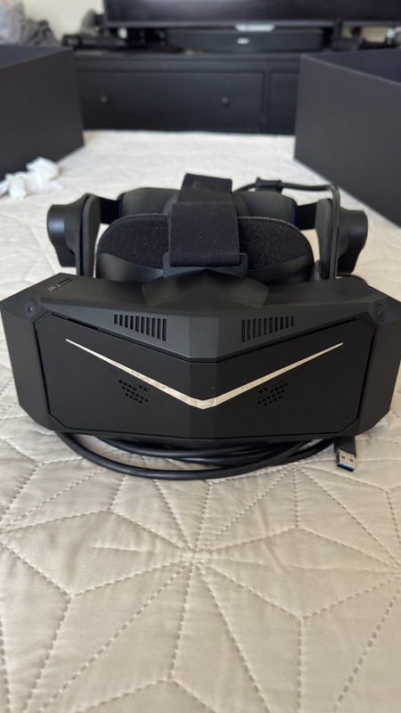 Pimax Crystal Light VR Headset + Controllers – Upgraded to Crystal Super