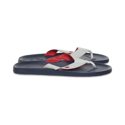 Hugo Boss, Flip Flops, Größe: 45/46, Blau/Weiß/Rot, Herren #CuO