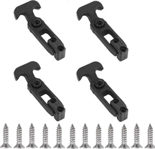 4 PCS Rubber Flexible T-Handle Draw Latches,For Tool Box,Cooler, Golf Cart, Engi