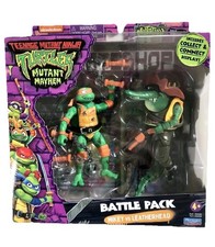 TMNT Teenage Mutant Ninja Turtles Mutant Mayhem Mikey Vs Leatherhead Battle Pack