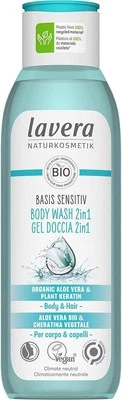 lavera basis sensitiv Body Wash 2in1 - Protects the skin flora - Natural Cosmet