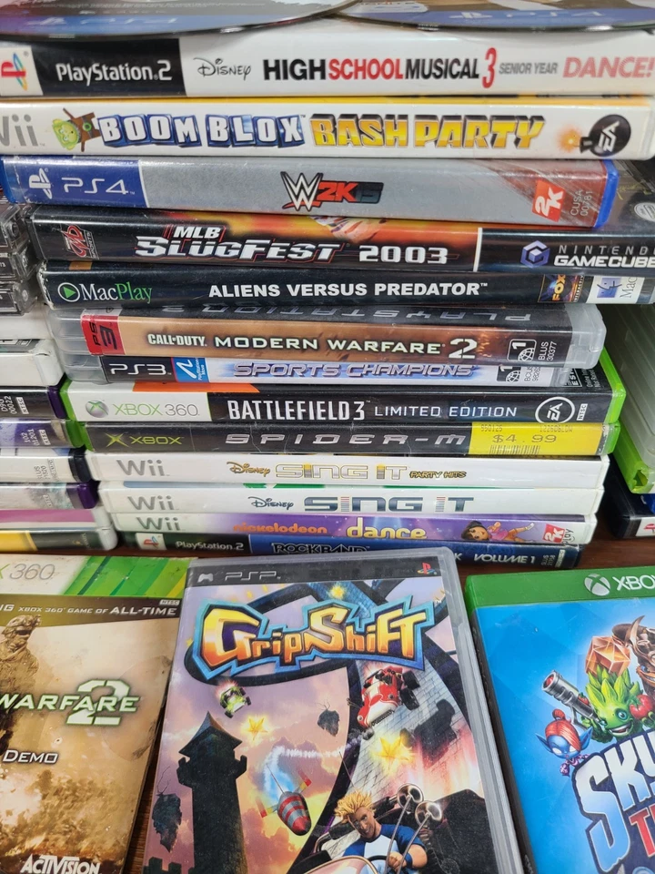 Video Game Lot Of 89 Scratched Non Working PS1/2/3/4 WII GC XBOX OG/360 AS IS - Image 3 of 4