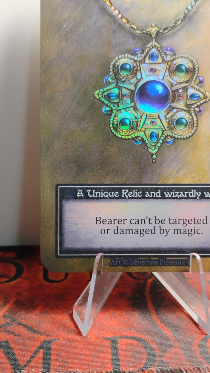 Sorcery Contested Realm Amulet Of Niniane Foil Unique