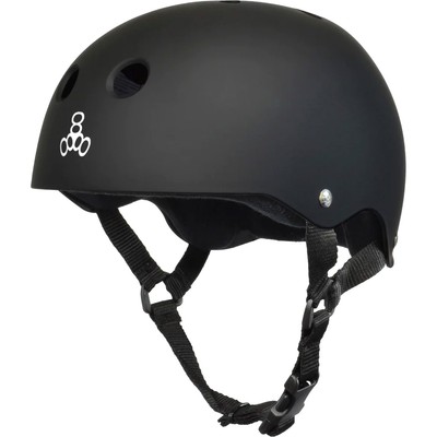 Triple 8 Skateboard Pads Rubber Skate Helmet - Medium