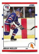 BRIAN MULLEN 1990-91 SCORE CARD NEAR MINT+ CONDITION