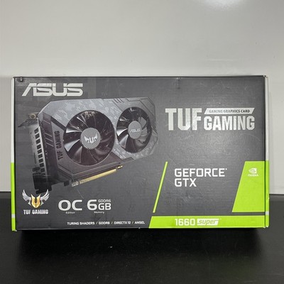 ASUS TUF Gaming GeForce GTX 1660 Super Super Overclocked 6GB  Graphics Card GPU
