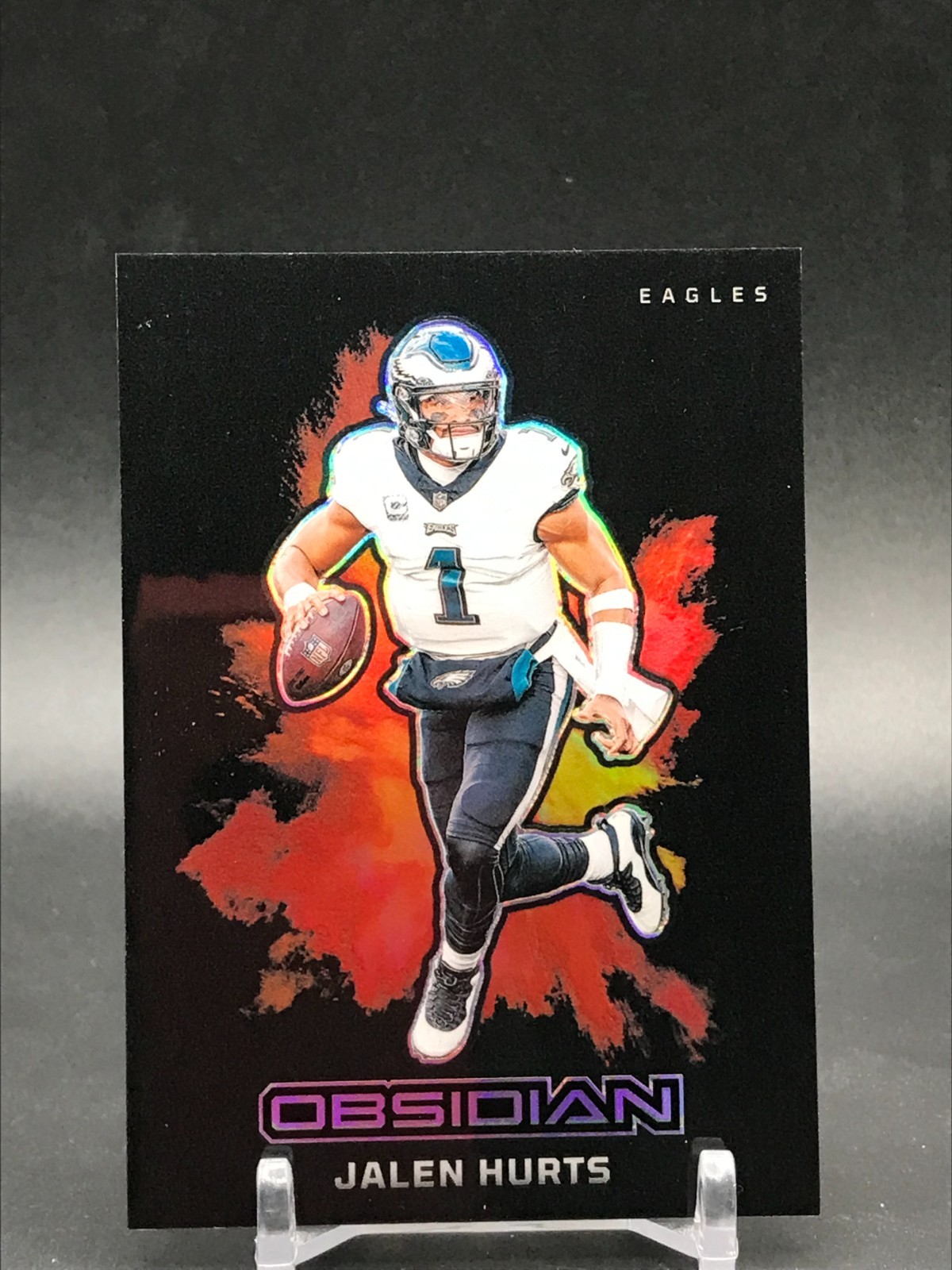 2024 Panini Obsidian Jalen Hurts Black Color Blast SSP