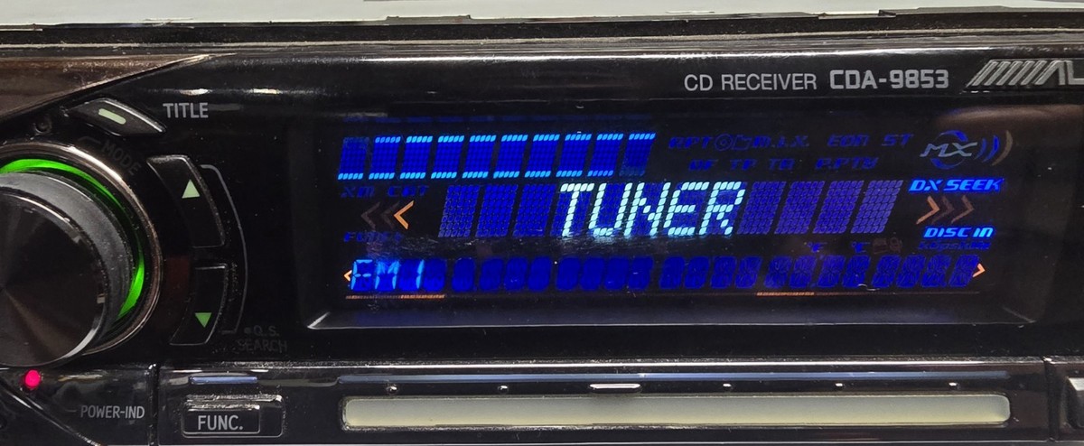 Alpine CDA-9853 In-Dash Car Stereo MP3/WMA CD Audio Receiver