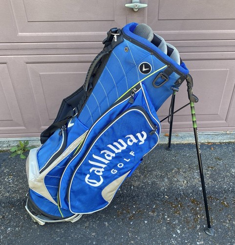 Callaway Warbird X - Blue- 7 Way Golf Stand Bag-Nice Bag, See Pics For Condition