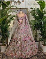 Bridal heavy wedding lehenga choli designer partywear pakistani lehnga choli eid