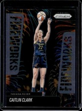 2025 Panini WNBA Prizm Caitlin Clark Fireworks #9 Fever
