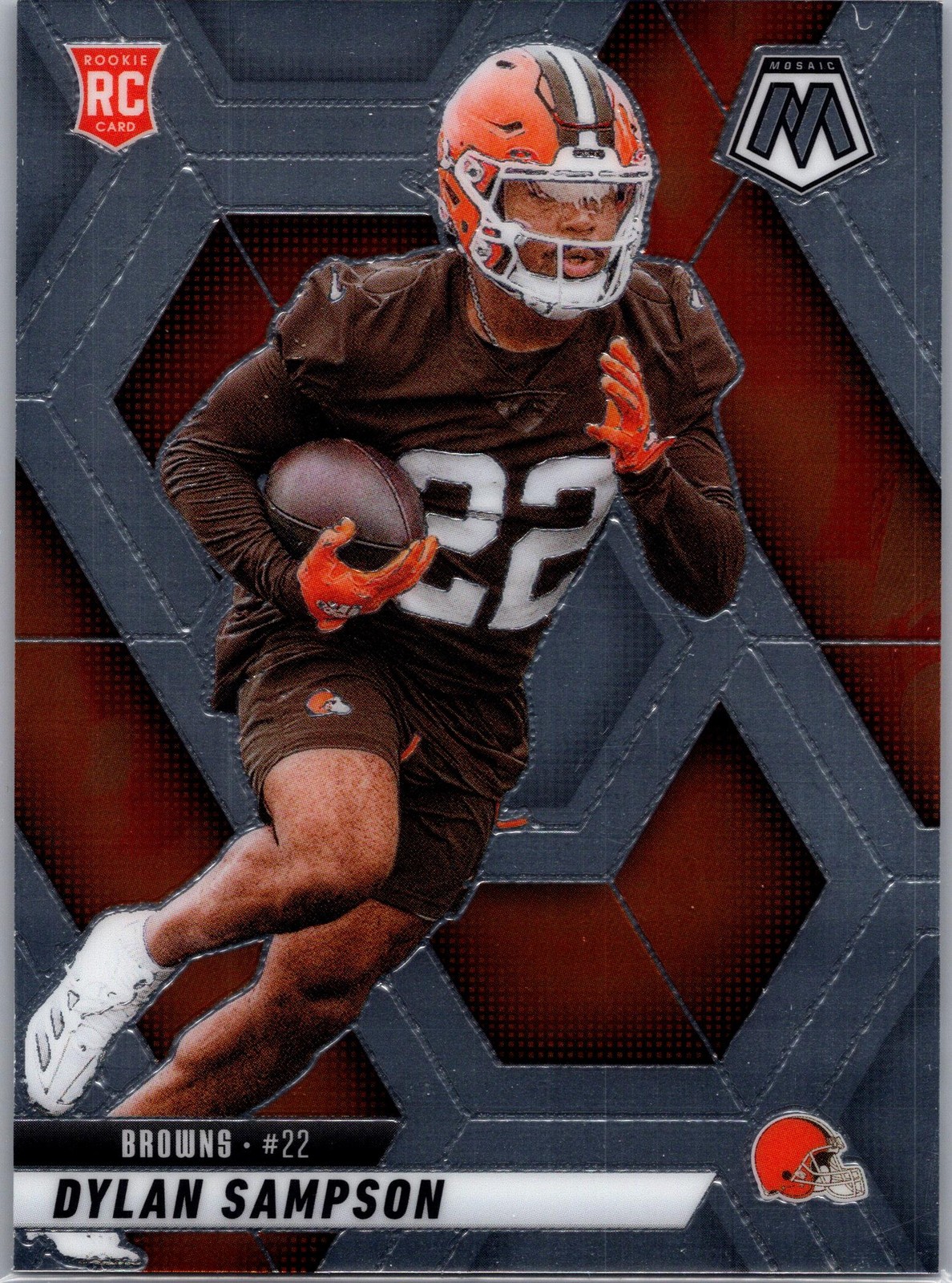 2025 Panini Mosaic #355 Dylan Sampson Silver