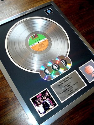 AC/DC HIGHWAY TO HELL LP MULTI PLATINUM DISC RECORD AWARD ALBUM