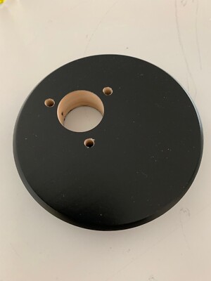 RARE VINTAGE NOS THORENS CONCRETE BLACK WOOD ARMBASE