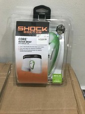 Shock Doctor Boy's Core Brief with Bio-Flex Cup, White, Extra Small xs