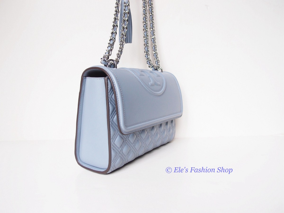 NWT Tory Burch Fleming Large Leather Shoulder Crossbody Bag