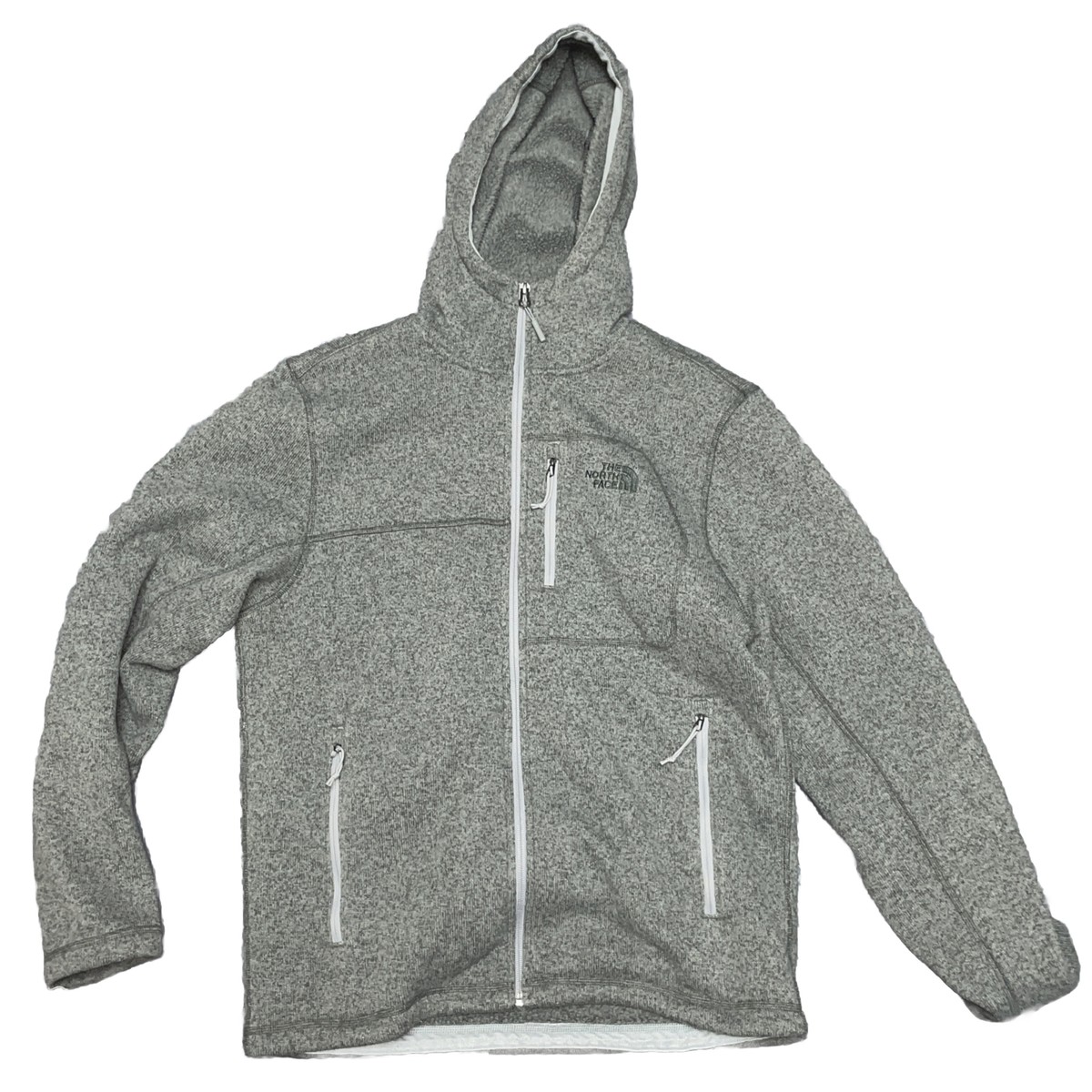 Grey Gordon Lyons Pullover Hoodie The North Face Beige Fluffy