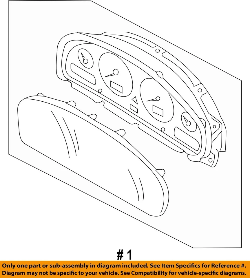 Medidor de velocímetro usado se adapta a: Volvo XC90 2004 clúster MPH grado A Foto 4 de 4